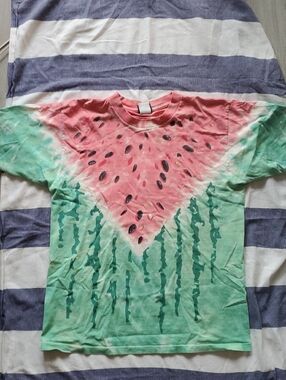 Vintage Watermelon Tie-Dye T-shirt